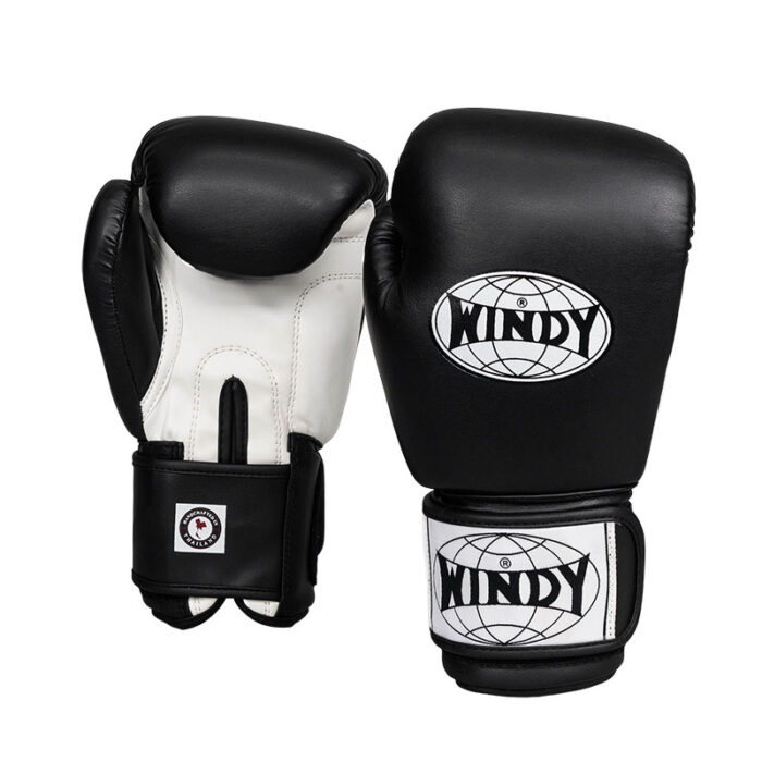 Windy - Classic zwarte bokshandschoenen