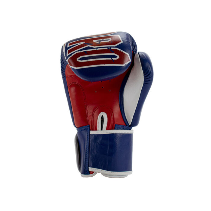 Super Pro - Challenger blauw leren kickbokshandschoenen - Image 3
