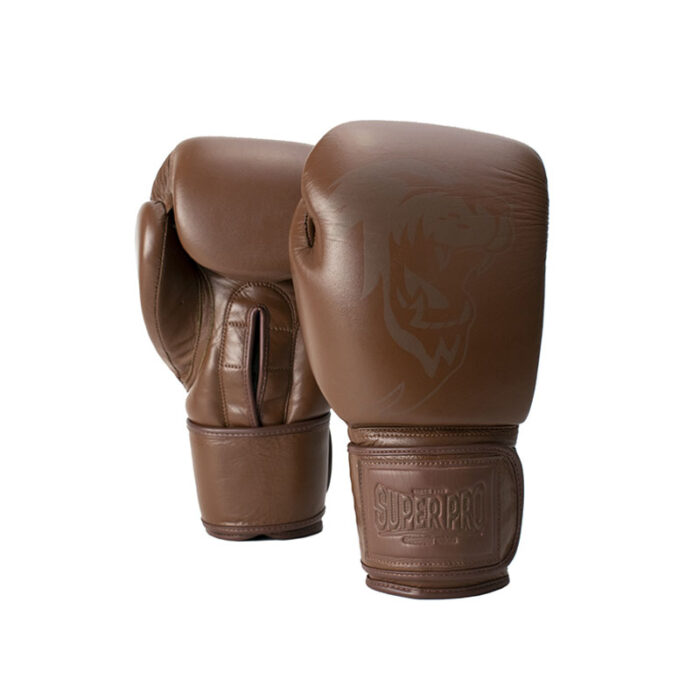 Super Pro - Legend bruin leren kickbokshandschoenen