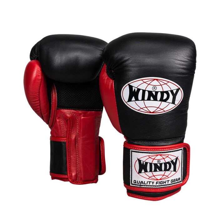 Windy - ClimaCool rood leren bokshandschoenen