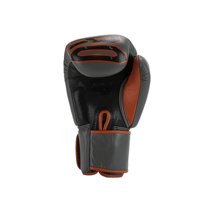 Super Pro - Challenger grijs leren kickbokshandschoenen - Image 3