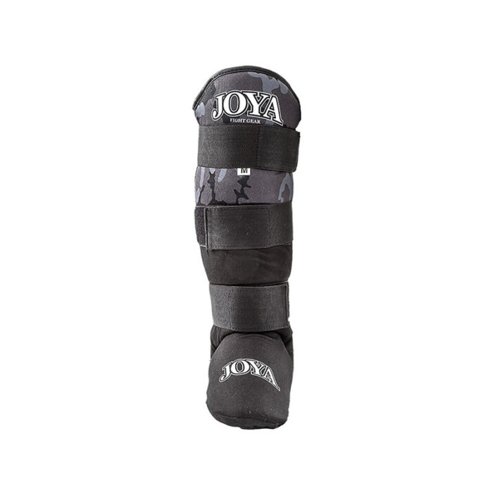 Joya - Camo zwart kinder kickboks scheenbeschermers
