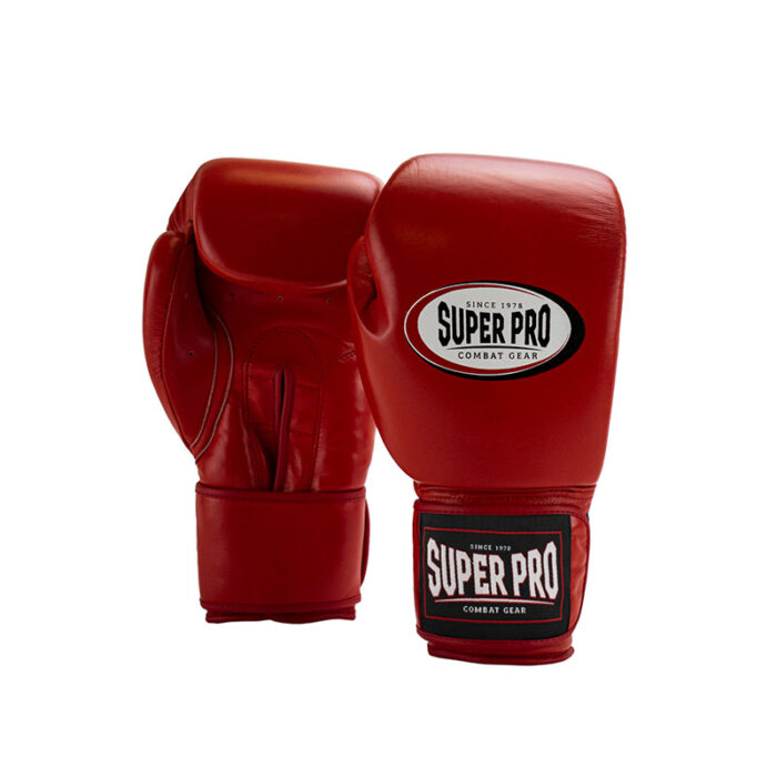 Super Pro - Pro Thai rode kickbokshandschoenen