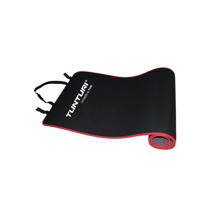 Tunturi - Fitness rood zwarte aerobic mat