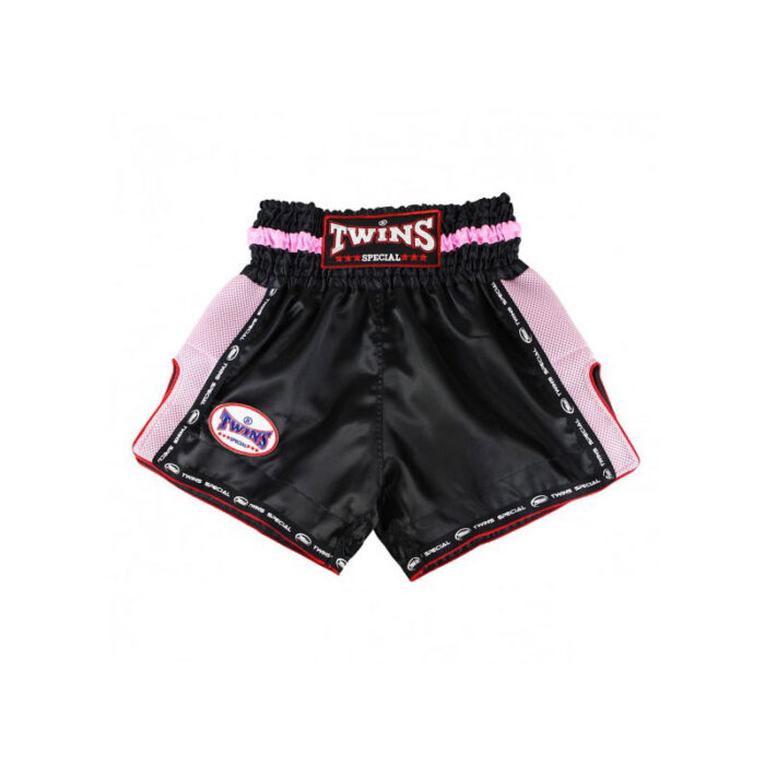 Twins - Muay Thai roze satijnen kickboksbroekje