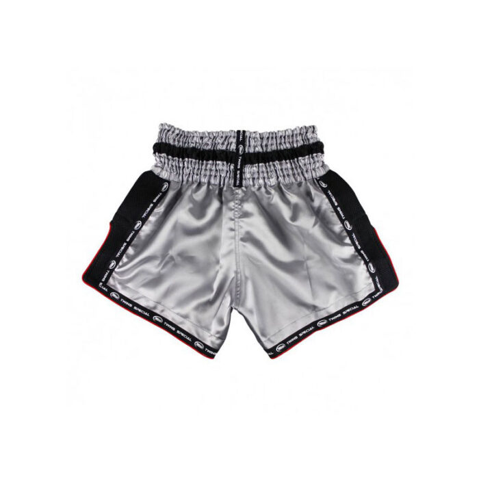 Twins - Muay Thai grijs satijnen kickboksbroekje - Image 2