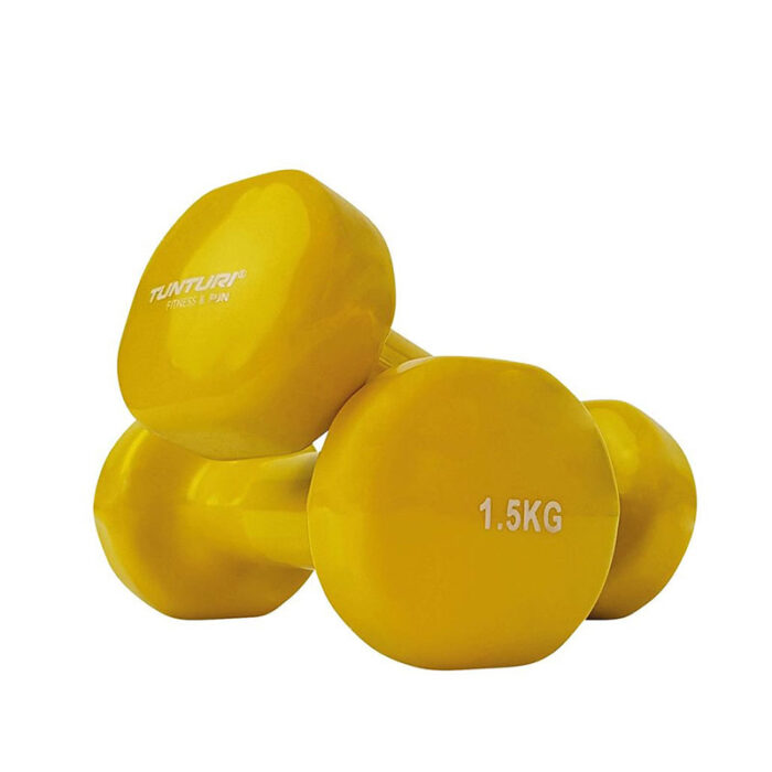 Tunturi - Vinyl dumbells 1.5kg