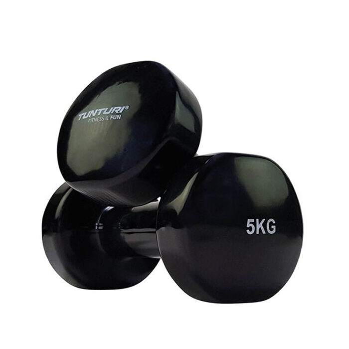 Tunturi - Vinyl dumbells 5kg