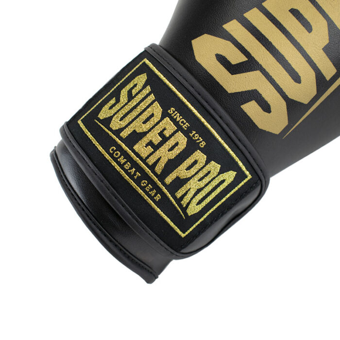 Super Pro - Champ zwart gouden kickbokshandschoenen - Image 4