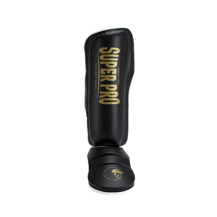 Super Pro - Protector zwart gouden scheenbeschermers