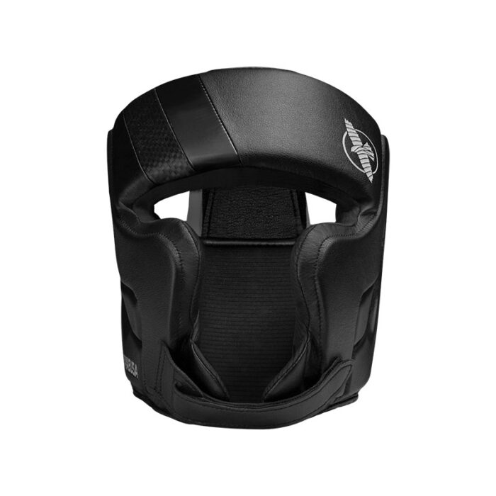 Hayabusa - T3 zwart leren hoofdbeschermer - Image 2