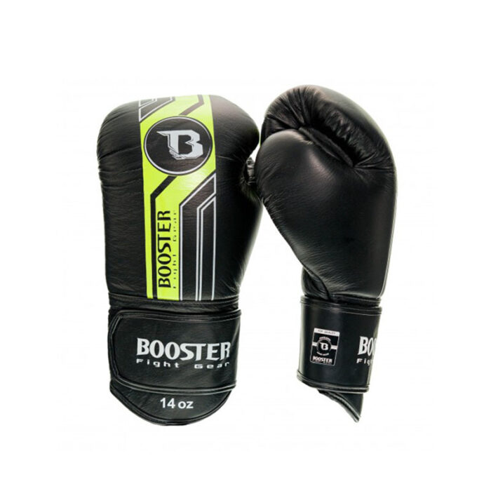 Booster - V9 Neon zwarte bokshandschoenen