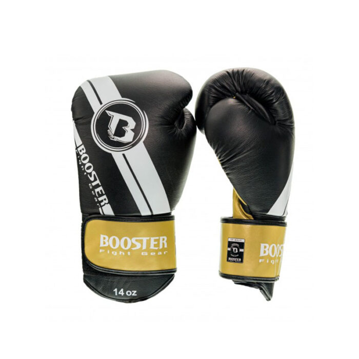 Booster - V3 zwart gouden bokshandschoenen