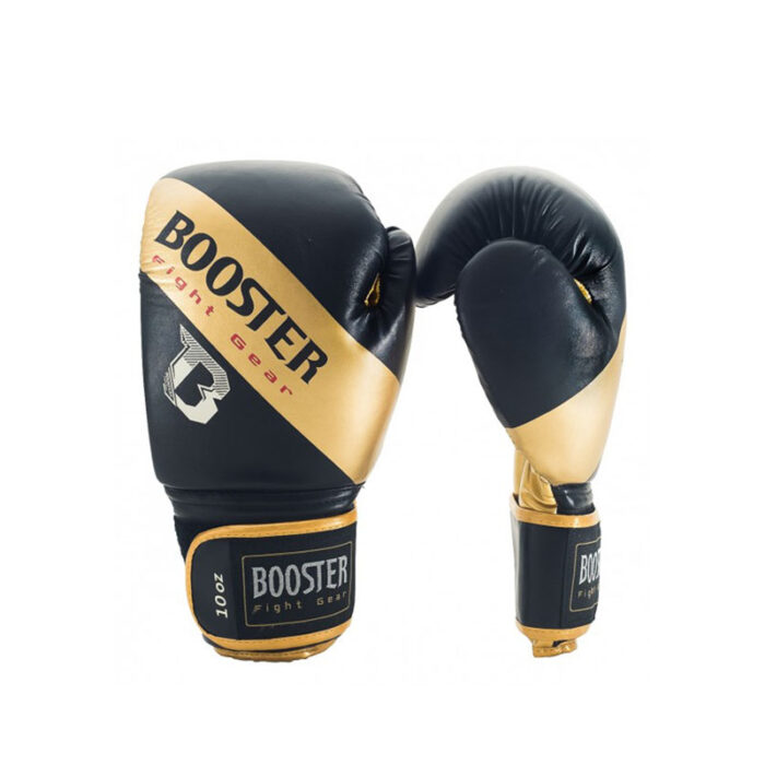 Booster - Sparring BL zwart gouden bokshandschoenen