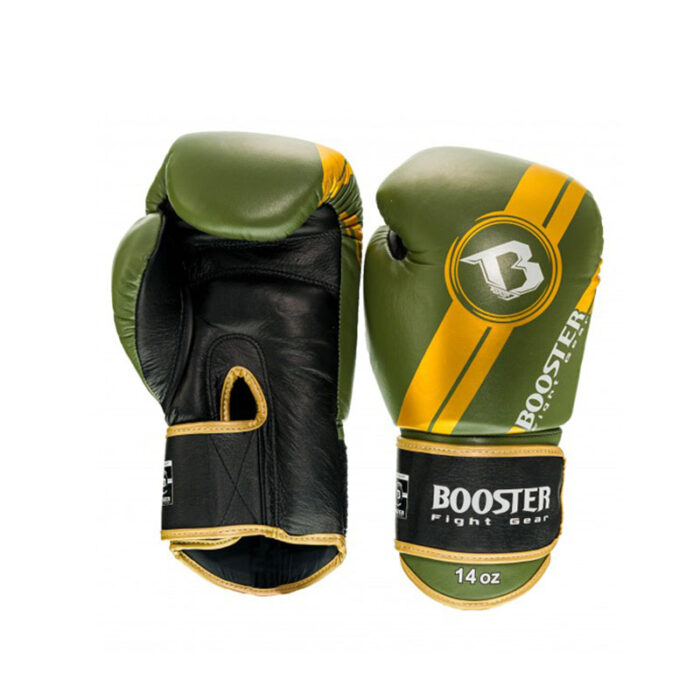 Booster - V3 groen zwart gouden bokshandschoenen