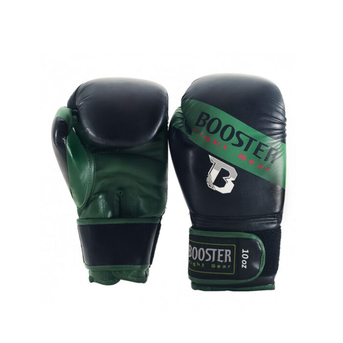Booster - Sparring BL zwart groene bokshandschoenen