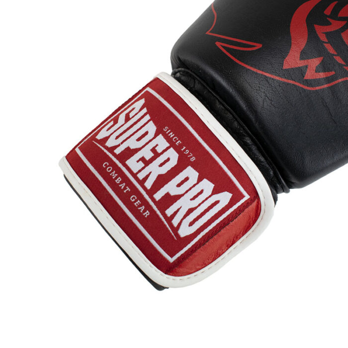 Super Pro - Warrior zwart rode kickbokshandschoenen - Image 3