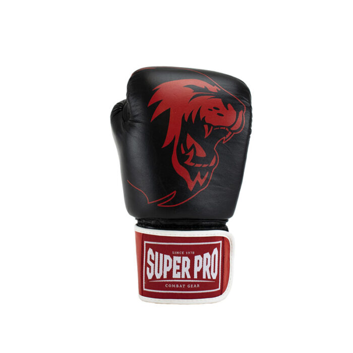 Super Pro - Warrior zwart rode kickbokshandschoenen - Image 2