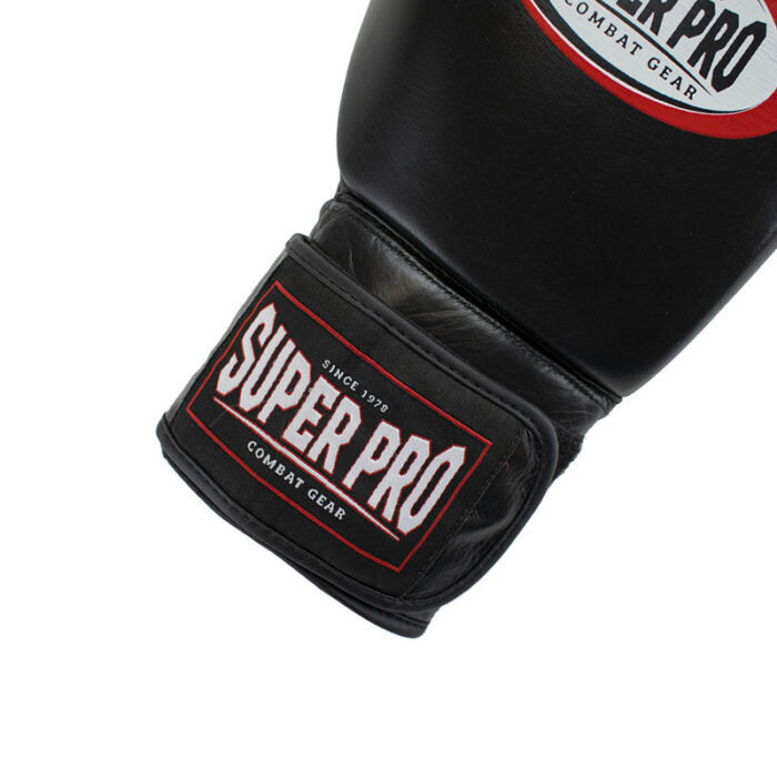 Super Pro - Pro Thai zwarte kickbokshandschoenen - Image 4