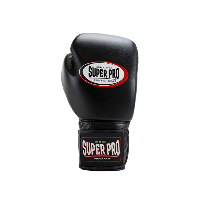 Super Pro - Pro Thai zwarte kickbokshandschoenen - Image 2