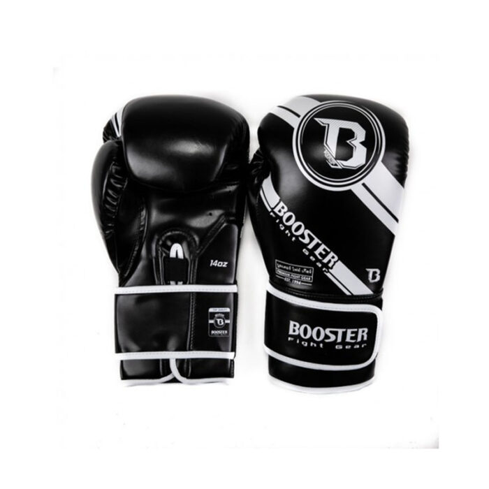 Booster - Premium Striker zwarte kickbokshandschoenen