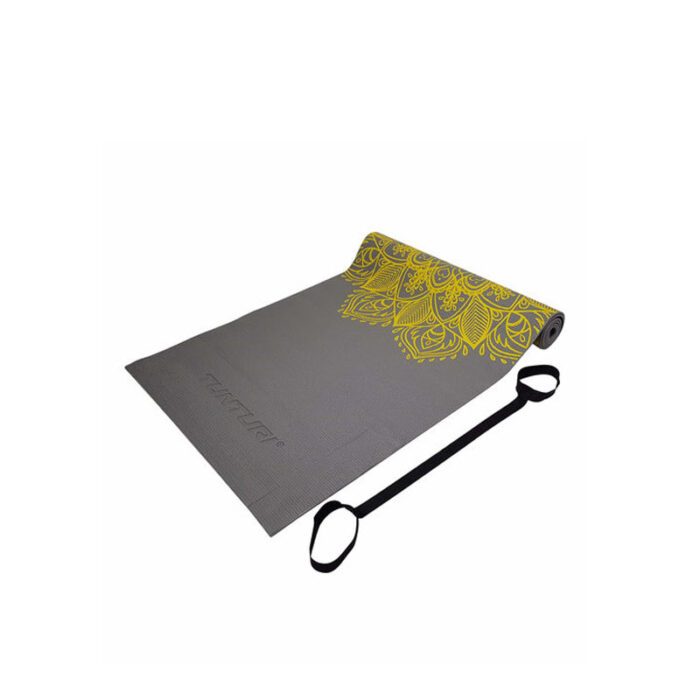 Tunturi - Yogamat PVC antraciet grijs - 4mm