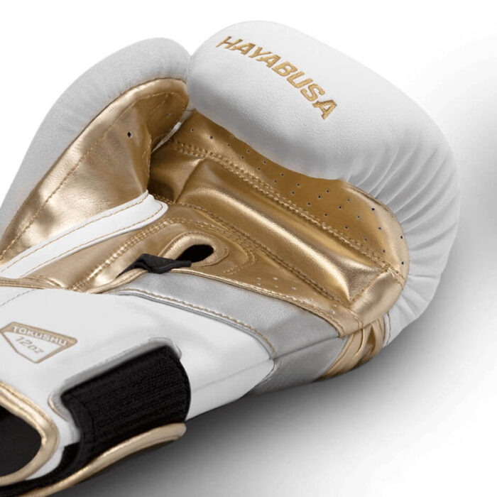 Hayabusa - T3 wit gouden bokshandschoenen - Image 3