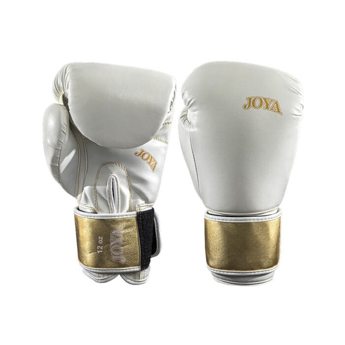 Joya - Top One PU wit gouden bokshandschoenen
