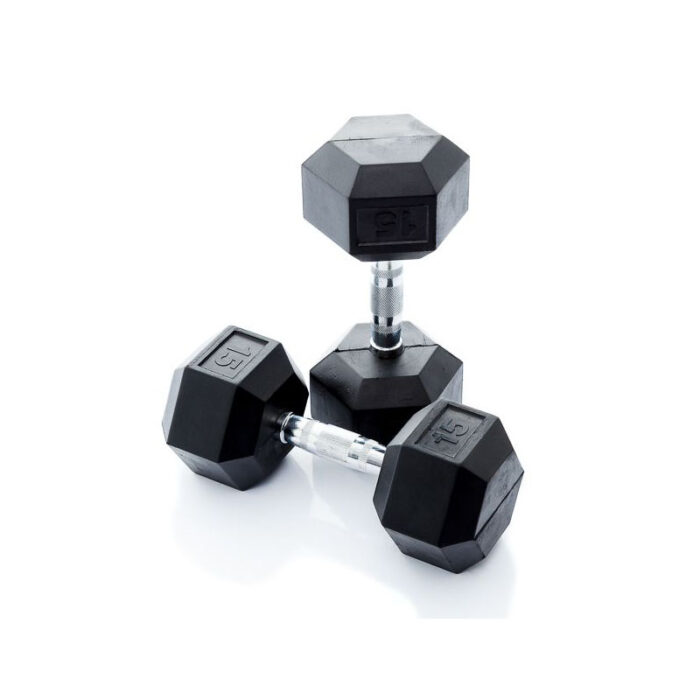 Muscle Power - HEXA MP900 dumbells 15kg