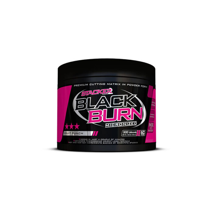 Stacker - Black Burn Micronized