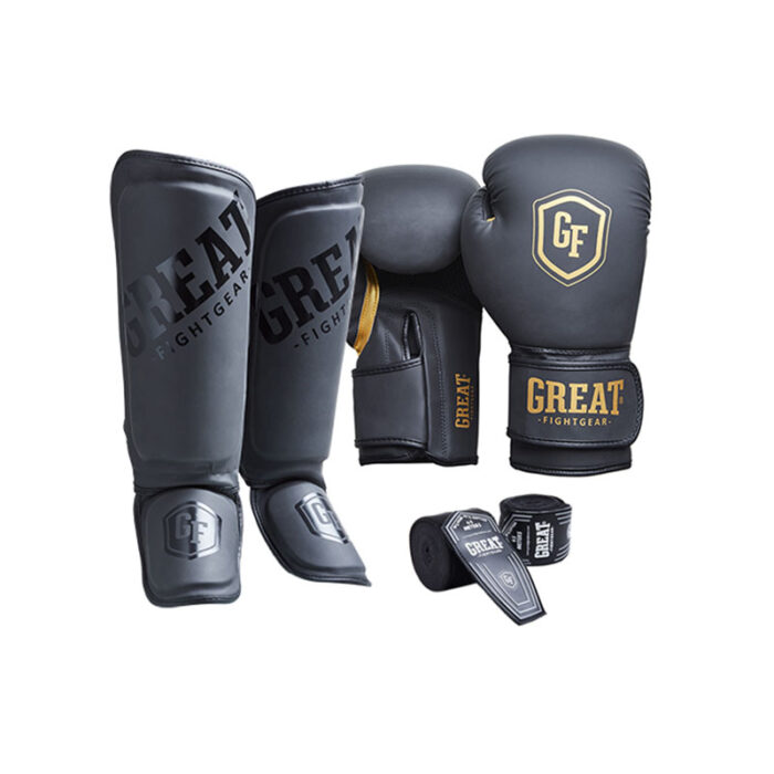 Great - Intermediate zwarte kickboksset