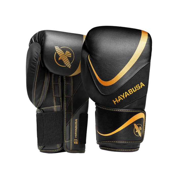 Hayabusa - H5 zwart gouden bokshandschoenen