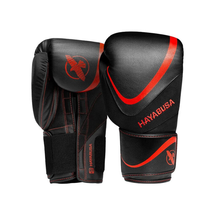 Hayabusa - H5 zwart rode bokshandschoenen