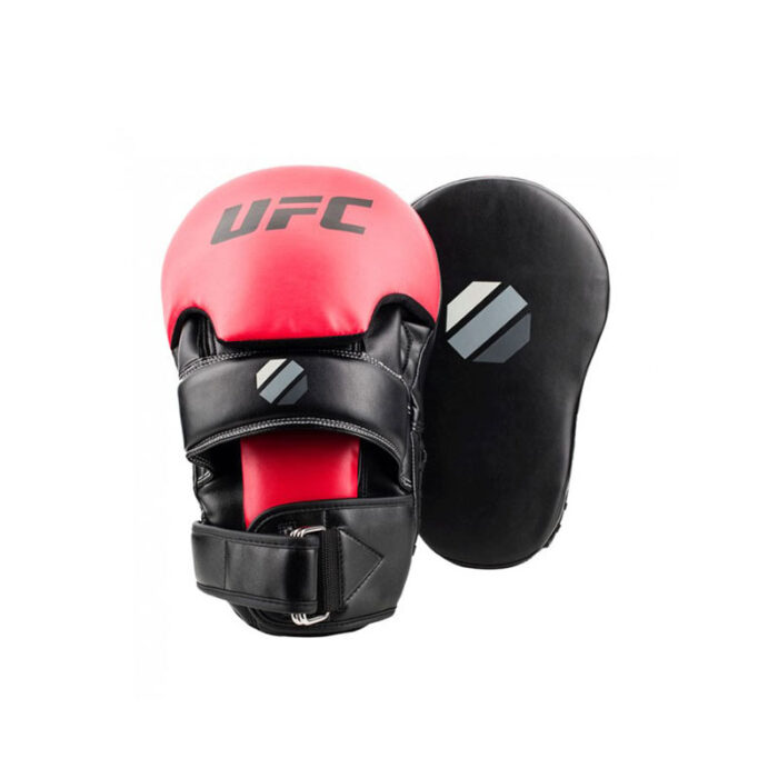 UFC - Contender Curved zwart rode handpads groot