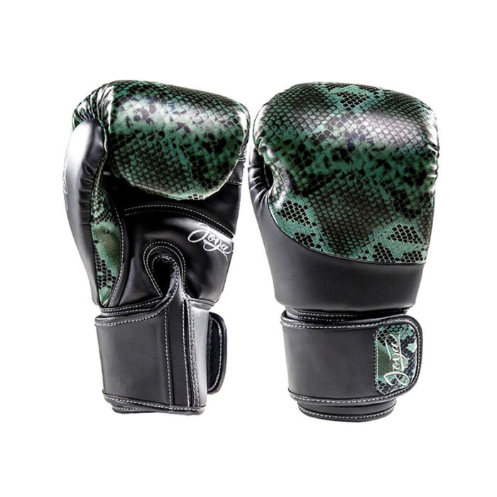 Joya - Snake groen zwarte kickbokshandschoenen