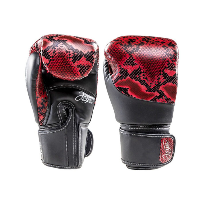 Joya - Snake rood zwarte kickbokshandschoenen