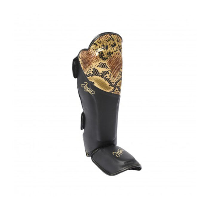 Joya - Snake zwart gouden scheenbeschermers - Image 2