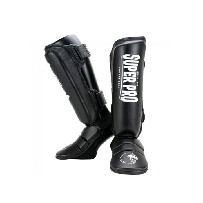 Super Pro - Protector zwart witte kickboks scheenbeschermers - Image 4