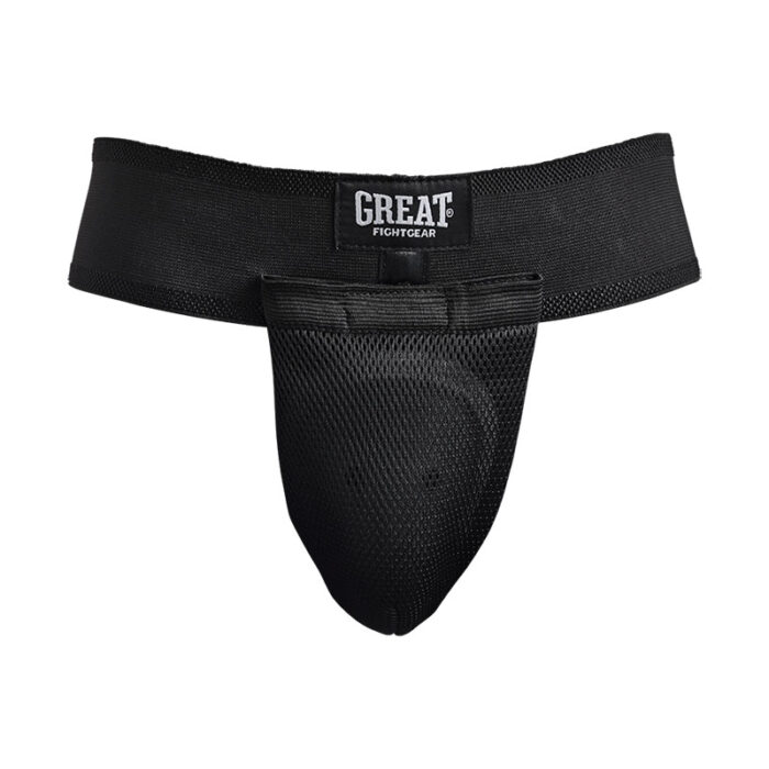 Great - Essentials zwarte kickboks kruisbeschermer