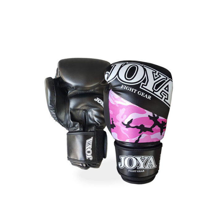 Joya - Camo roze kinder kickbokshandschoenen