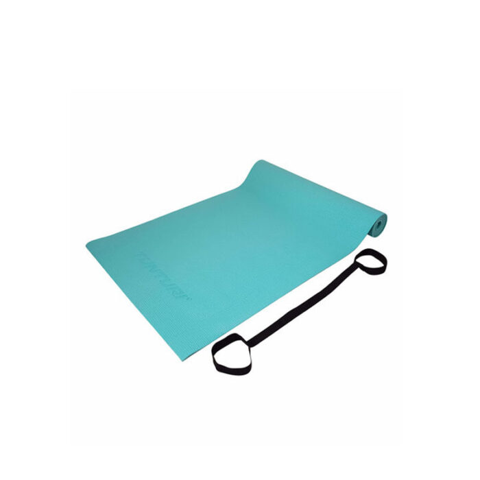 Tunturi - Yogamat PVC lichtblauw - 4mm