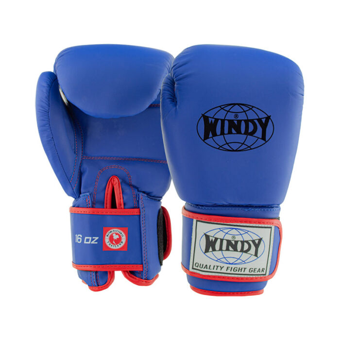Windy - Classic mat blauwe bokshandschoenen