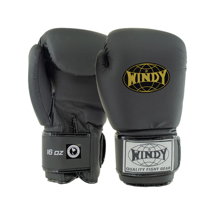 Windy - Classic mat zwarte bokshandschoenen