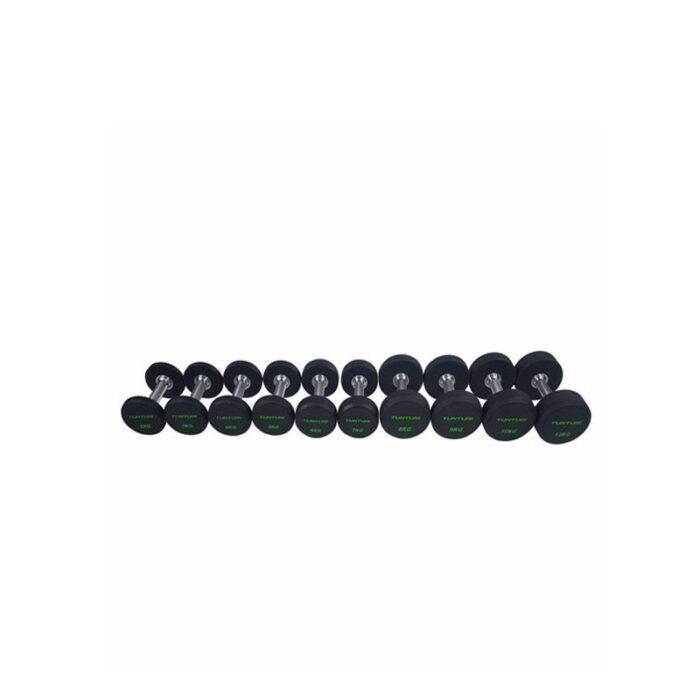 Tunturi - Pro PU dumbellset 2-12kg