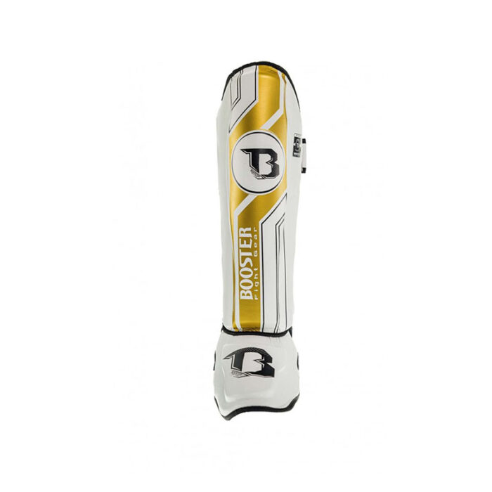 Booster - V9 wit gouden scheenbeschermers