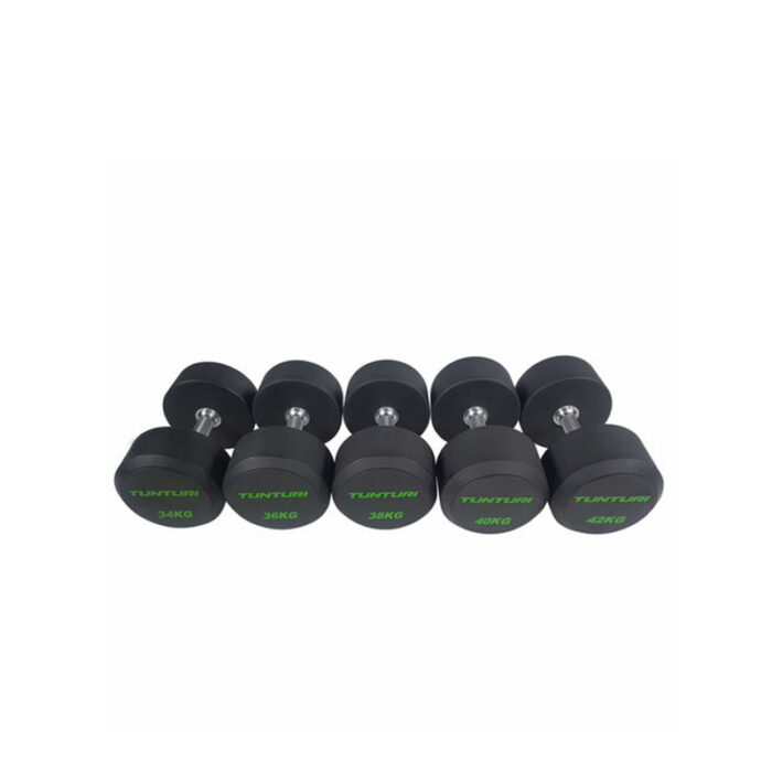 Tunturi - Pro PU dumbellset 34-42kg