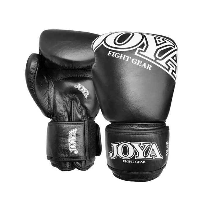 Joya - Thai zwart leren bokshandschoenen