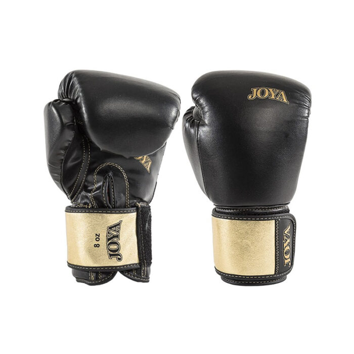 Joya - Top One PU zwart gouden bokshandschoenen