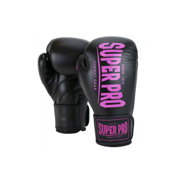 Super Pro - Champ zwart roze kickbokshandschoenen