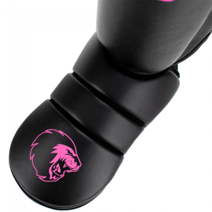 Super Pro - Protector zwart roze kickboks scheenbeschermers - Image 2